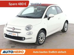 Weiß Gebraucht 2017 Fiat 500C Lounge Cabrio | 10.390 € (Fairer Preis)