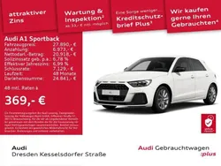 Cortinaweiß Gebraucht 2024 Audi A1 Sportback Advanced Plus Kleinwagen | 27.890 € (Fairer Preis)