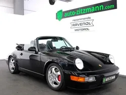 Schwarzmetallic Gebraucht 1990 Porsche 911 Carrera Cabriolet Cabrio | 84.900 €