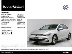 Ivory silver metallic (metallic) Gebraucht 2024 VW Golf VIII Move Limousine | 26.250 € (Fairer Preis)