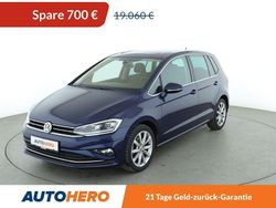 Blau Gebraucht 2018 VW Golf Sportsvan Highline Van / Kleinbus | 18.360 € (Fairer Preis)