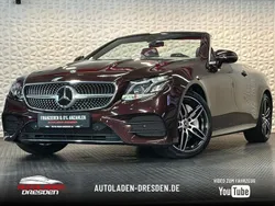Rot Gebraucht 2018 Mercedes E400 AMG Cabrio | 41.999 € (Fairer Preis)