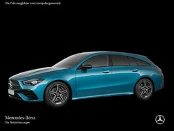 Blau Gebraucht 2024 Mercedes CLA200 Shooting Brake Advanced Plus Kombi | 33.990 € (Fairer Preis)