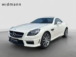 Designo diamantweiss bright Gebraucht 2014 Mercedes SLK55 AMG AMG Cabrio | 42.850 € (Fairer Preis)
