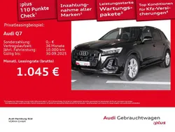 0e mythosschwarz metallic Gebraucht 2024 Audi Q7 S-Line SUV | 78.770 € (Etwas zu teuer)