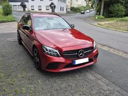 Rot Gebraucht 2019 Mercedes C220 AMG line Kombi | 24.900 € (Fairer Preis)