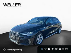 Mythos black (schwarz) Gebraucht 2024 Audi A3 Sportback S-Line Limousine | 24.450 € (Superpreis)
