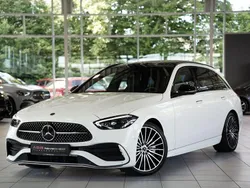 Weiß Gebraucht 2022 Mercedes C300 AMG line Kombi | 43.800 € (Teuer)