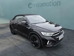 Schwarz Gebraucht 2024 VW T-Roc Cabriolet R-line Cabrio | 33.590 € (Fairer Preis)