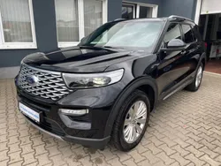 Schwarz Gebraucht 2021 Ford Explorer Platinum SUV | 46.299 € (Fairer Preis)