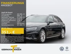 Schwarz Gebraucht 2024 Audi A4 S-Line Kombi | 38.580 € (Fairer Preis)