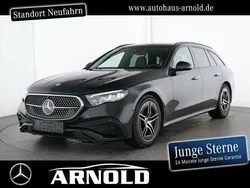 Schwarz (obsidianschwarz) Gebraucht 2024 Mercedes E200 AMG line Kombi | 45.800 € (Fairer Preis)
