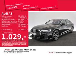 Brillantschwarz Gebraucht 2022 Audi A8 Ambiente Limousine | 71.625 € (Fairer Preis)