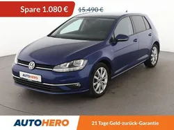 Blau Gebraucht 2018 VW Golf VII Join Limousine | 14.410 € (Fairer Preis)