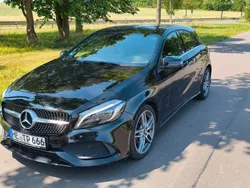 Schwarz Gebraucht 2018 Mercedes A180 AMG line Limousine | 16.250 € (Guter Preis)