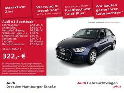 Blau Gebraucht 2024 Audi A1 Sportback Advanced Kleinwagen | 22.450 € (Guter Preis)