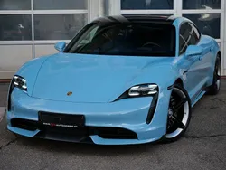 Blau Gebraucht 2021 Porsche Taycan Turbo Limousine | 79.800 € (Superpreis)