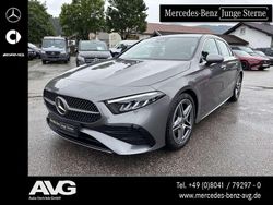 Lack mountaingrau Gebraucht 2024 Mercedes A180 AMG line Limousine | 32.900 € (Fairer Preis)