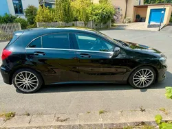 Schwarz Gebraucht 2015 Mercedes A180 AMG line Limousine | 10.599 € (Fairer Preis)