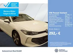 Weiss Gebraucht 2024 VW Passat Business Kombi | 31.580 € (Fairer Preis)
