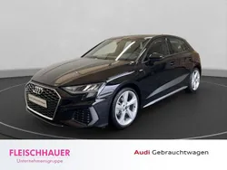 Schwarz Gebraucht 2022 Audi A3 Sportback S-Line Limousine | 24.790 € (Guter Preis)