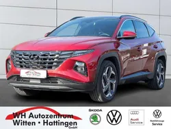 Sunset red metallic Gebraucht 2023 Hyundai Tucson Prime SUV | 33.996 € (Fairer Preis)