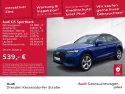 Blau Gebraucht 2024 Audi Q5 Sportback S-Line SUV | 54.980 € (Etwas zu teuer)