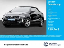 Schwarz Gebraucht 2024 VW T-Roc Cabriolet R-line Cabrio | 31.488 € (Superpreis)