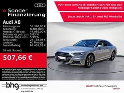 Florettsilber metallic Gebraucht 2021 Audi A8 Ambiente Limousine | 54.990 € (Fairer Preis)