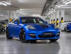 Blau Gebraucht 2011 Porsche Panamera Turbo Chrono Limousine | 29.850 € (Etwas zu teuer)