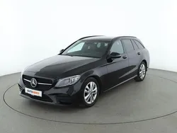 Schwarz Gebraucht 2021 Mercedes C220 AMG line Kombi | 28.890 € (Fairer Preis)