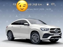 Weiß Gebraucht 2021 Mercedes GLE350 Coupé | 59.999 €