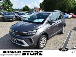 Mondstein grau/e:vulkan grau Gebraucht 2021 Opel Crossland Elegance SUV | 19.900 € (Fairer Preis)