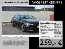 Mythosschwarz metallic Gebraucht 2023 Audi A4 S-Line Limousine | 30.980 € (Guter Preis)
