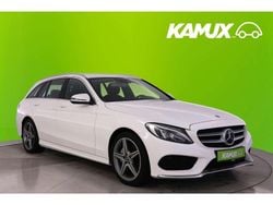 Weiss Gebraucht 2017 Mercedes C200 AMG line Kombi | 19.850 € (Fairer Preis)