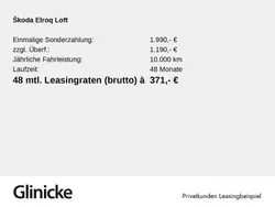 Moonweiss metallic Neu 2025 Skoda Elroq Loft SUV | 42.890 € (Superpreis)