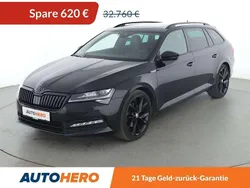 Schwarz Gebraucht 2021 Skoda Superb SportLine Kombi | 32.140 € (Fairer Preis)