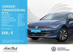 Blau (anemonenblau metallic) Gebraucht 2024 VW Golf VIII Goal Limousine | 23.980 € (Superpreis)