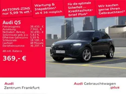 Mythosschwarz metallic/mythoss Gebraucht 2022 Audi Q5 S-Line SUV | 38.450 € (Guter Preis)