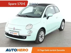 Grün Gebraucht 2014 Fiat 500C Lounge Cabrio | 7.390 € (Fairer Preis)