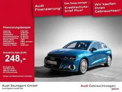 Atollblau metallic Gebraucht 2022 Audi A3 Sportback e-tron Ambiente Limousine | 24.220 € (Guter Preis)