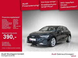 Schwarz Gebraucht 2024 Audi A3 Sportback S-Line Limousine | 35.970 € (Superpreis)