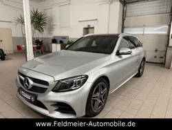 Iridiumsilber Gebraucht 2021 Mercedes C180 AMG line Kombi | 24.880 € (Superpreis)