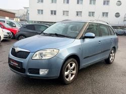 Satingrau metallic Gebraucht 2008 Skoda Fabia Style Kombi | 1.490 € (Guter Preis)