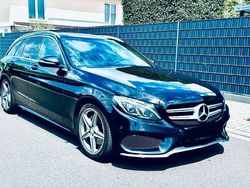 Schwarz Gebraucht 2015 Mercedes C220 AMG line Kombi | 15.999 €