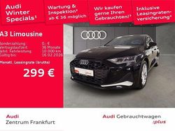 Schwarz Gebraucht 2025 Audi A3 Advanced Limousine | 33.350 € (Guter Preis)