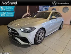 Metalliclack hightechsilber Gebraucht 2022 Mercedes C300 AMG Kombi | 36.480 € (Fairer Preis)