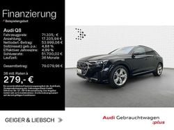 Mythosschwarz metallic Gebraucht 2024 Audi Q8 S-Line SUV | 71.335 € (Superpreis)