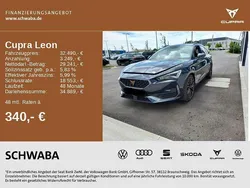 Asphalt blau metallic Gebraucht 2022 Cupra Leon VZ Kombi | 32.490 € (Fairer Preis)