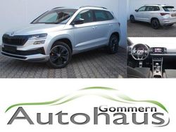 Brilliantsilbermet. Gebraucht 2024 Skoda Karoq SportLine SUV | 32.950 € (Fairer Preis)